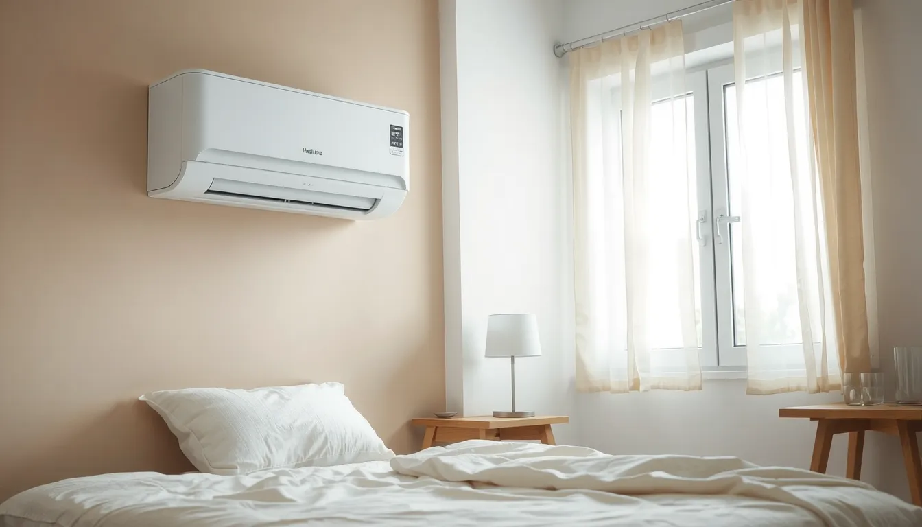 climatisation chambre à coucher