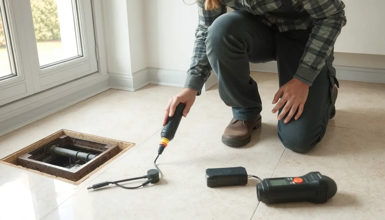 fuite circuit chauffage sous dalle