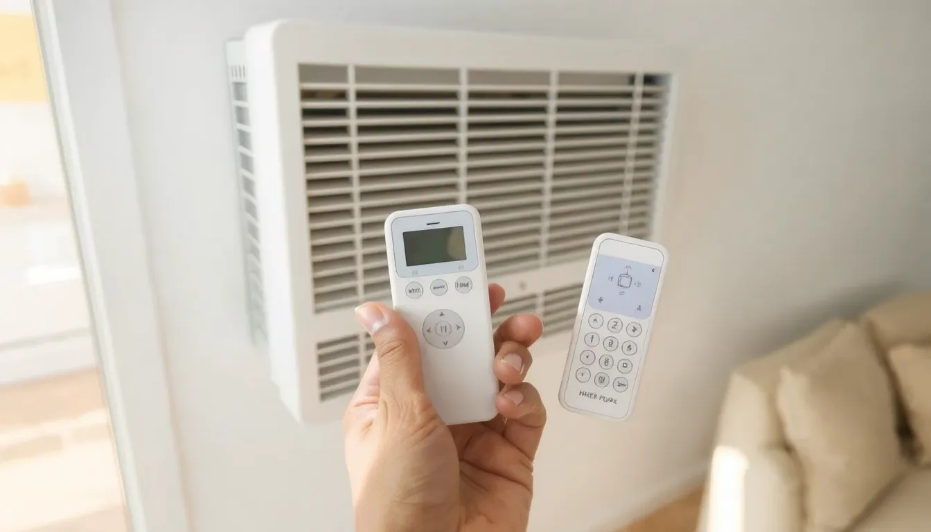 réglage température pompe à chaleur air-air